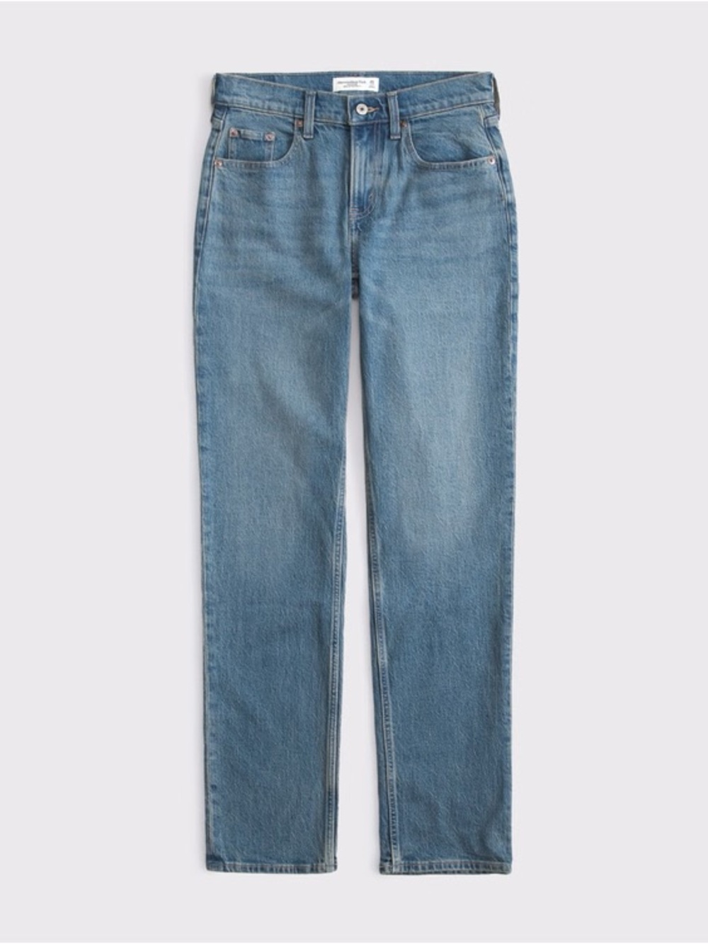 Abercrombie Curve Love Mid Rise 90s Straight Jean 30